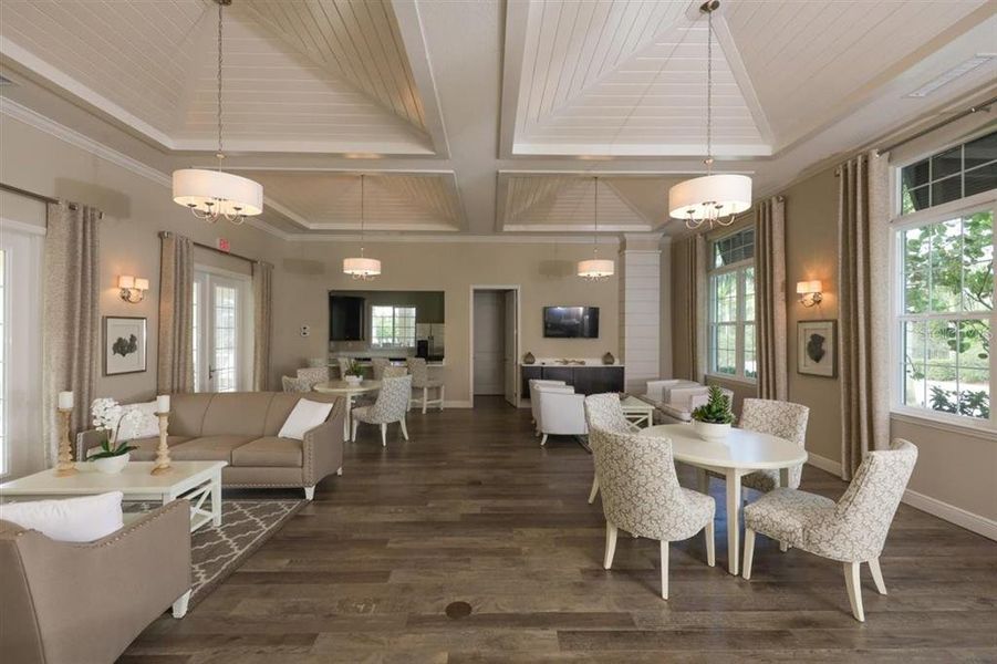 Furnished interior view inside a new home in , Placida (Image 5).