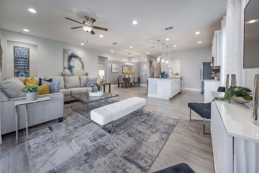 Great Room | Miles | New Homes in Florida | Landsea Homes