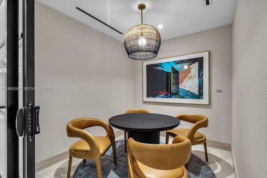 Furnished interior view inside a new home in , Miami (Image 14).