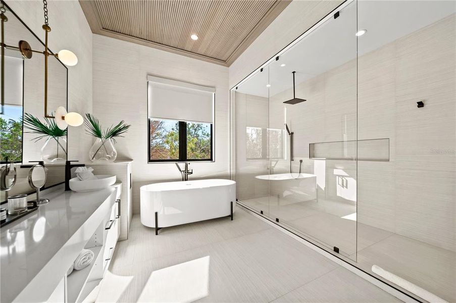 Furnished interior view inside a new home in , Sarasota (Image 45).