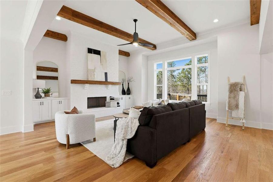 Furnished interior view inside a new home in , Newnan (Image 8).