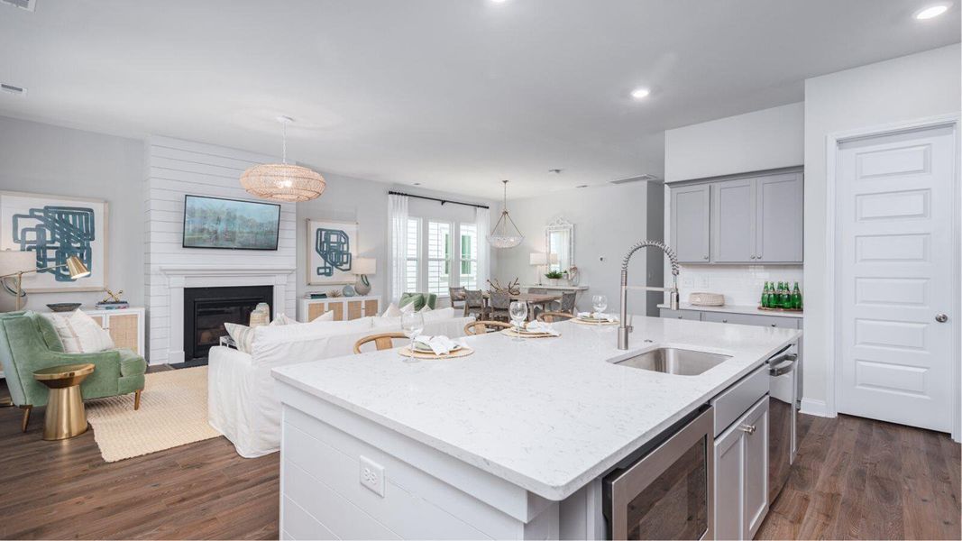 Furnished interior view inside a new home in , Summerville (Image 5).