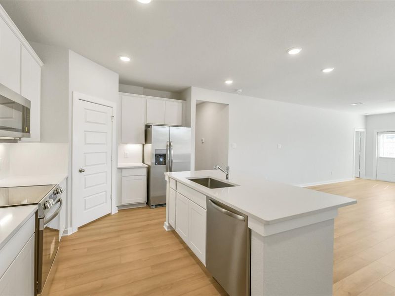 Furnished interior view inside a new home in Liberty Estates, Cleveland (Image 8). Furnished interior view inside a new home in Liberty Estates, Cleveland (Image 8).