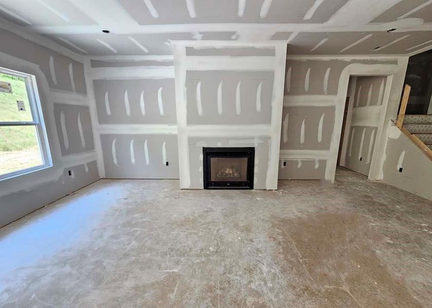 In-progress construction of a new home in Arbors at Richland Creek, Buford, GA (Image 37).