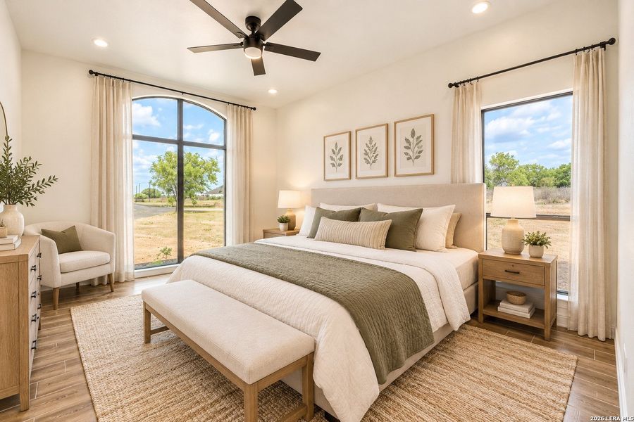 Furnished interior view inside a new home in , Floresville (Image 12).