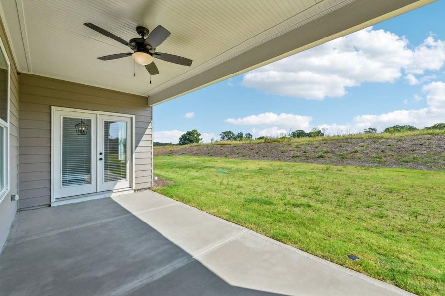 Exterior details and patio area of a home in Magnolia Ridge, Monroe (Image 27).