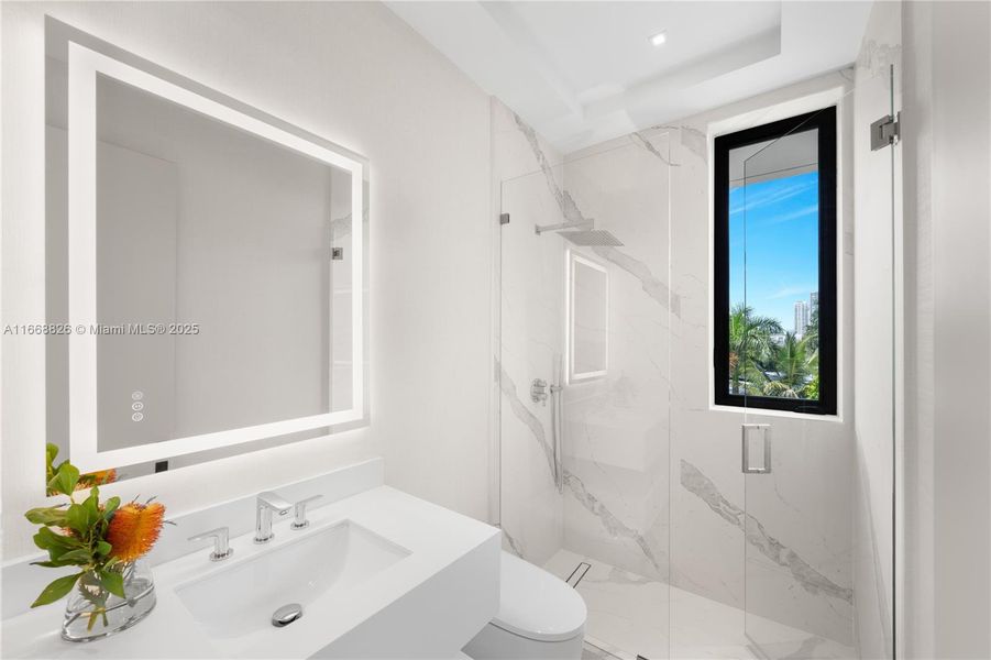 Furnished interior view inside a new home in , Sunny Isles Beach (Image 34).