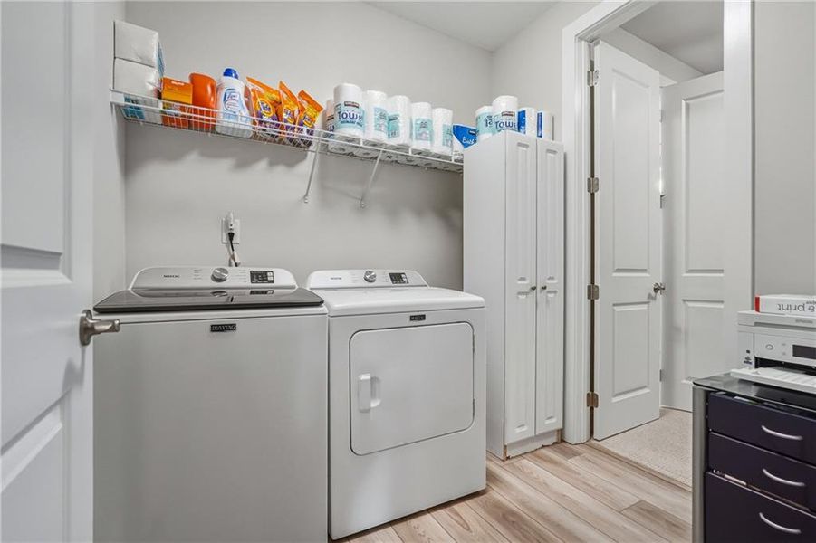 Furnished interior view inside a new home in , Hoschton (Image 8).