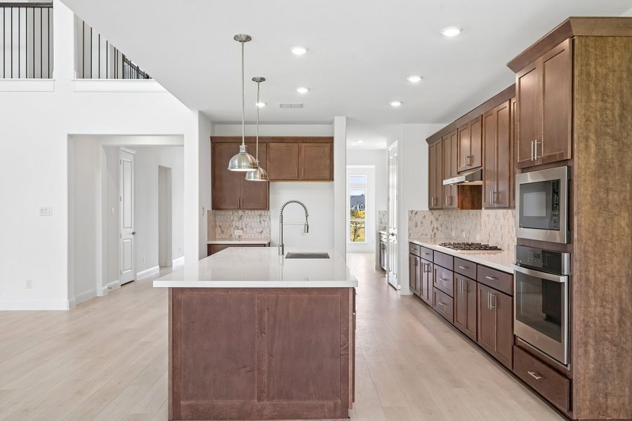 Furnished interior view inside a new home in The Ranch at Uptown Celina, Celina (Image 9).