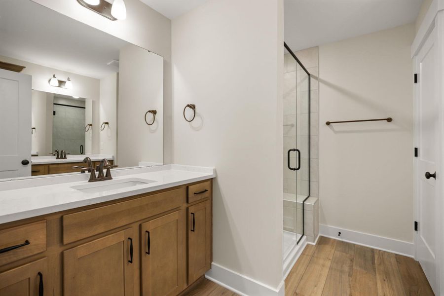 Furnished interior view inside a new home in Harbor Crossing, Greensboro (Image 15).