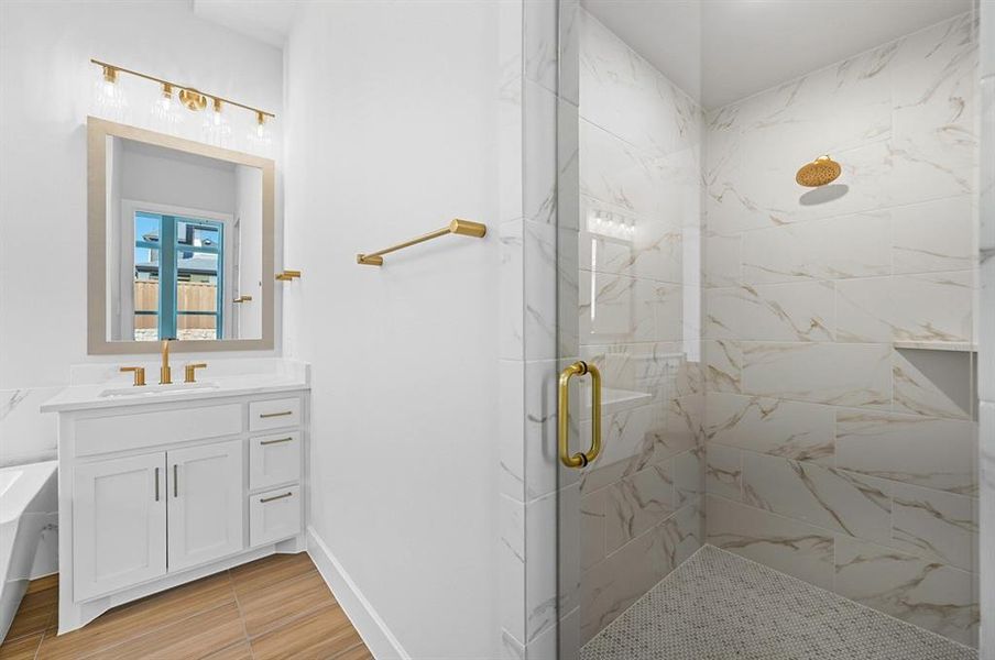 Furnished interior view inside a new home in Star Trail: 55ft. lots, Prosper (Image 6).