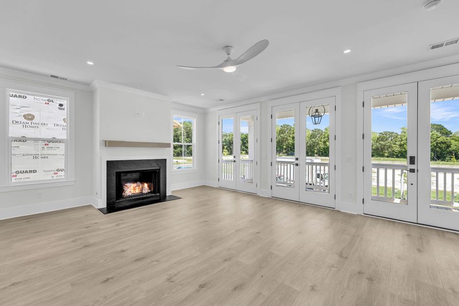 Spacious, unfurnished interior of a new home in Miller's Crossing, Johns Island (Image 43). Spacious, unfurnished interior of a new home in Miller's Crossing, Johns Island (Image 43).