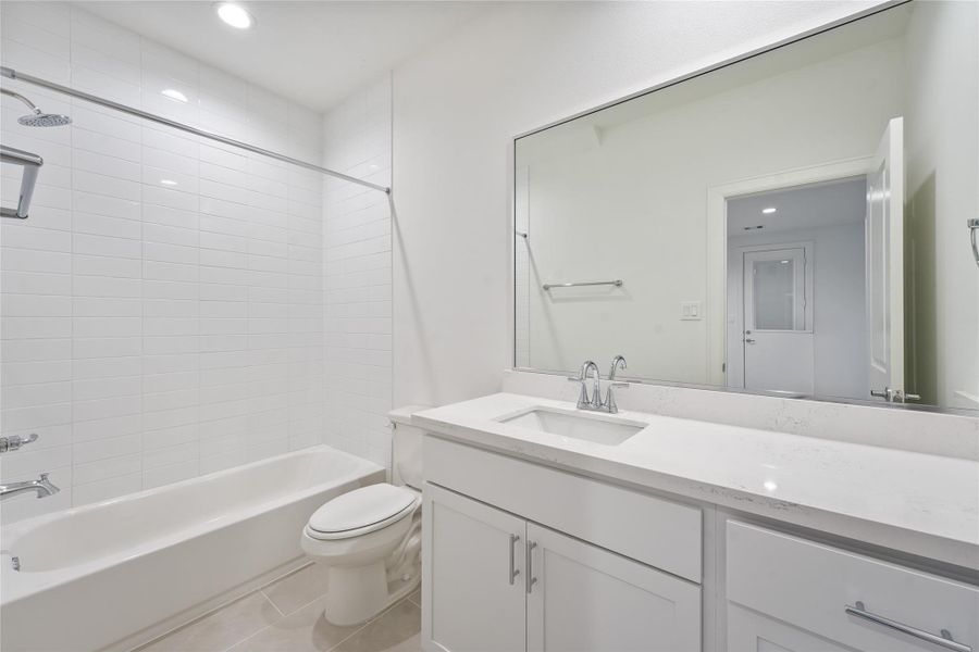 Furnished interior view inside a new home in Highland Commons, Houston (Image 6).