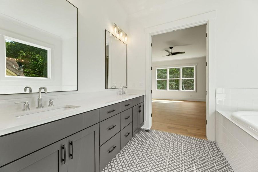 Furnished interior view inside a new home in White Post on Lake Lanier, Gainesville (Image 8).