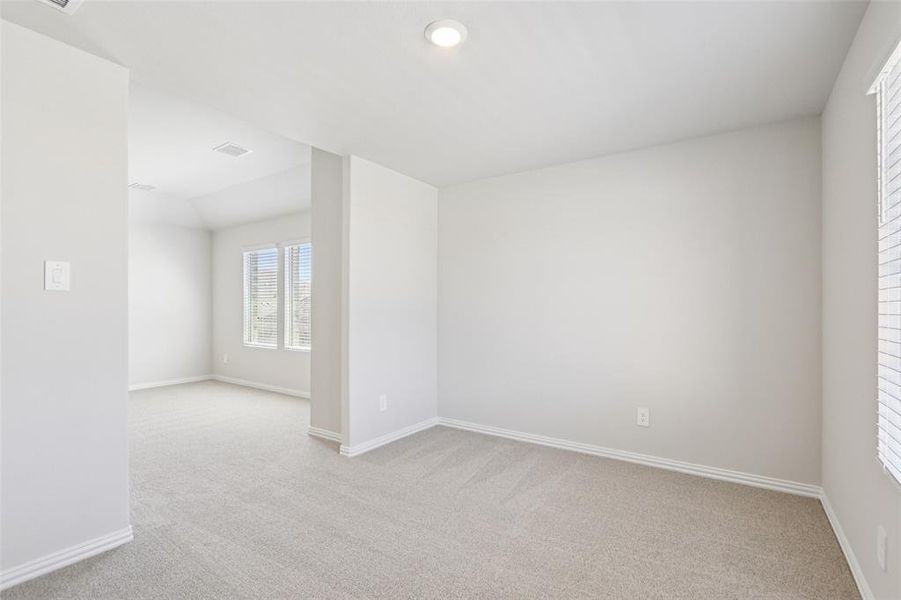 Spacious, unfurnished interior of a new home in Parks at Foster Crossing - Premier Series, Anna (Image 34). Spacious, unfurnished interior of a new home in Parks at Foster Crossing - Premier Series, Anna (Image 34).