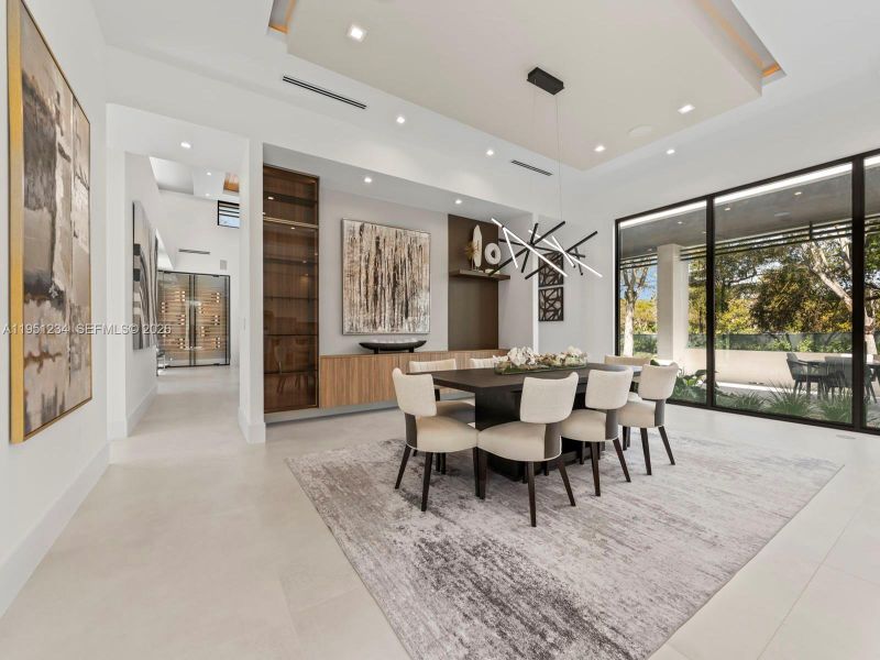 Furnished interior view inside a new home in , Palmetto Bay (Image 14).