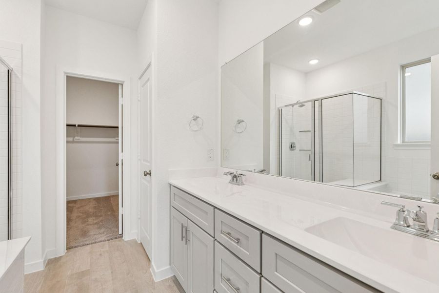 Furnished interior view inside a new home in Mavera, Conroe (Image 9).