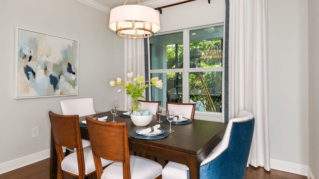 Furnished interior view inside a new home in Tide Marsh, Fort Myers (Image 13).