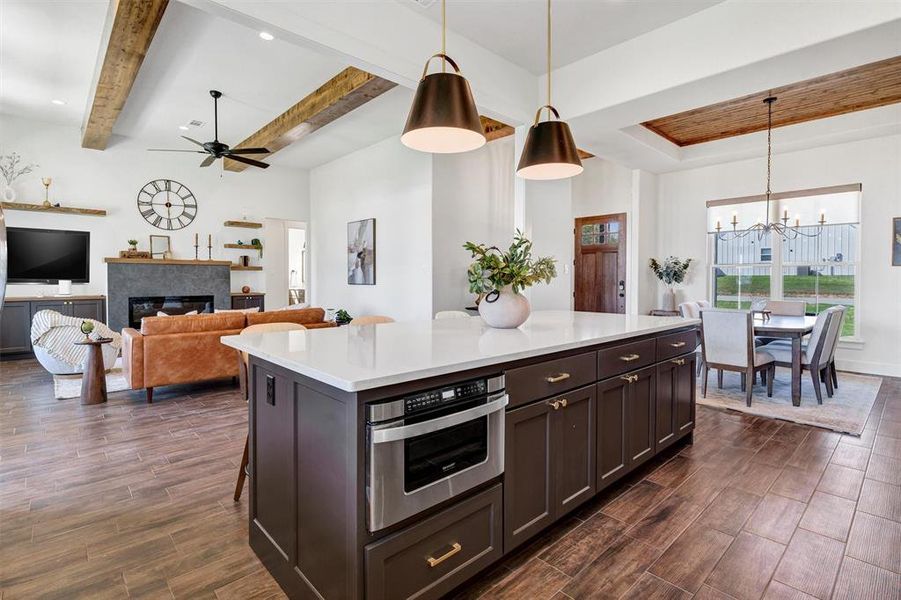 Furnished interior view inside a new home in , Tolar (Image 8).
