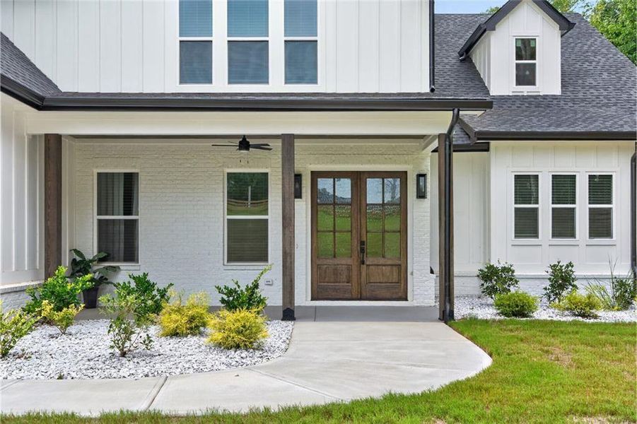 Exterior details and patio area of a home in , Bethlehem (Image 36).