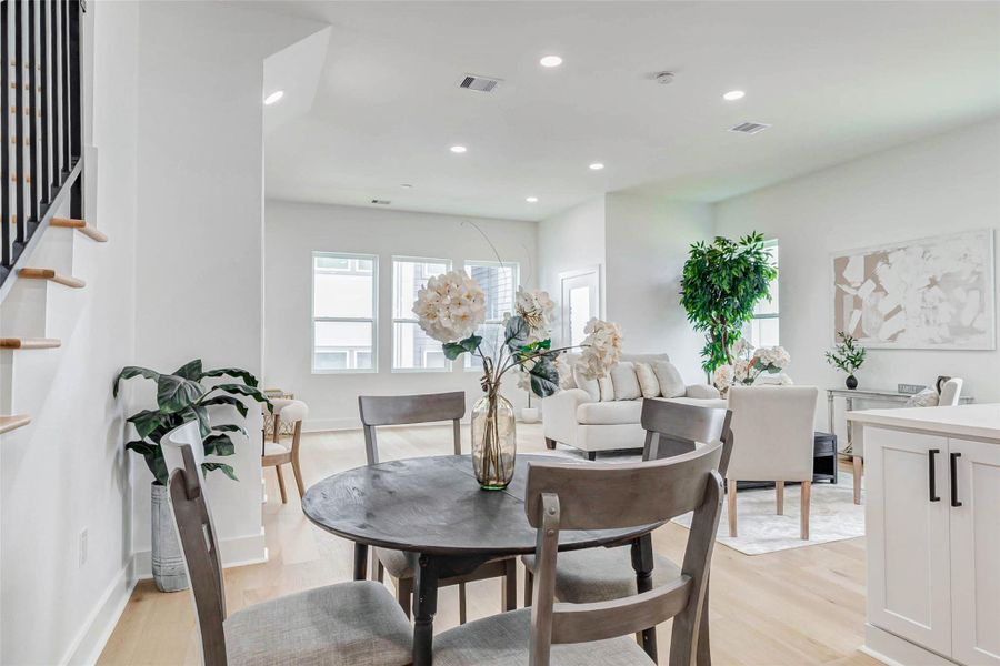 Furnished interior view inside a new home in , Houston (Image 5). Furnished interior view inside a new home in , Houston (Image 5).