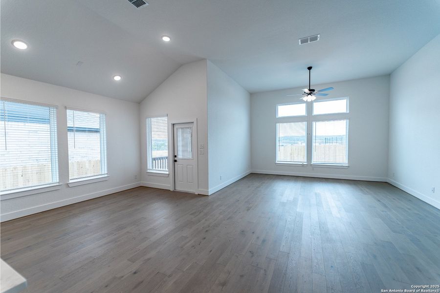 Spacious, unfurnished interior of a new home in The Woodlands at Medina Hills, Mico (Image 15).