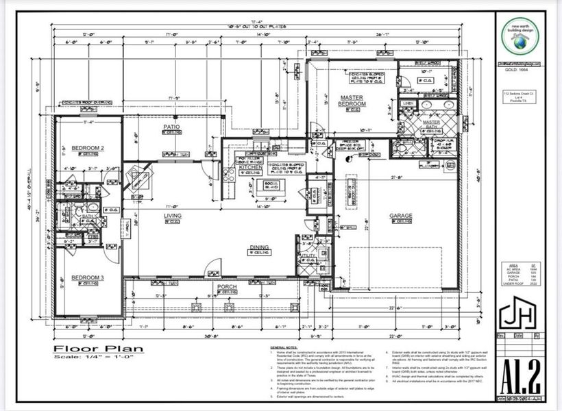 2D floor plan layout of this home in , Poolville, TX (Image 6).