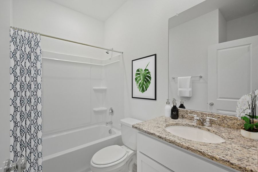 Representative furnished interior of a home built from the Walnut by Taylor Morrison in Bridge Creek 45s and 50s, Cypress (Image 16). Representative furnished interior of a home built from the Walnut by Taylor Morrison in Bridge Creek 45s and 50s, Cypress (Image 16).