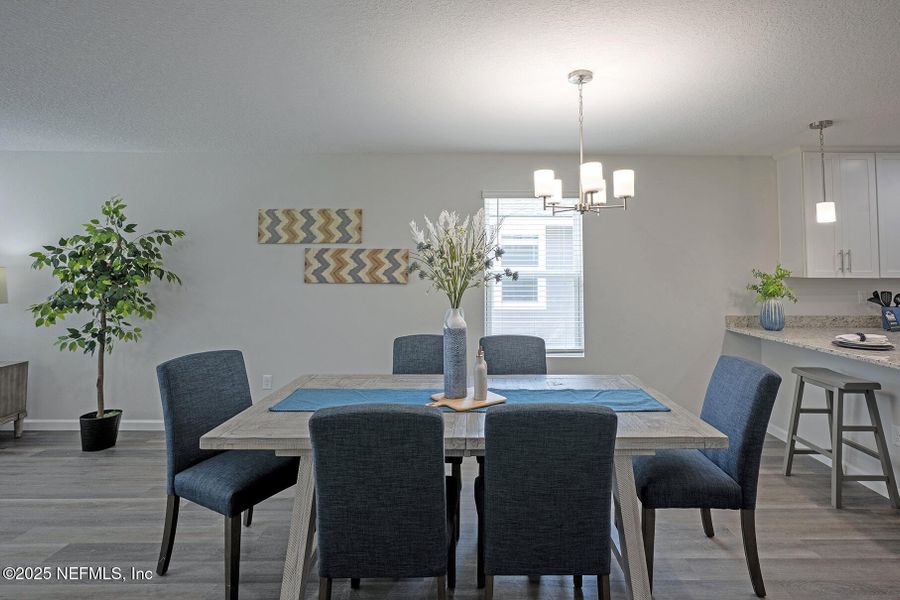 Furnished interior view inside a new home in , Jacksonville (Image 16). Furnished interior view inside a new home in , Jacksonville (Image 16).