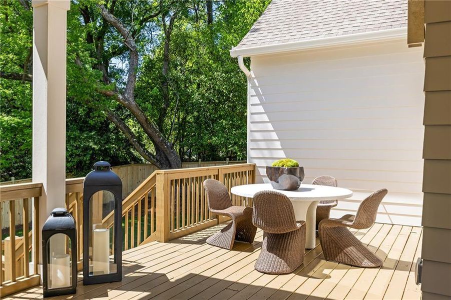 Exterior details and patio area of a home in , Brookhaven (Image 32).