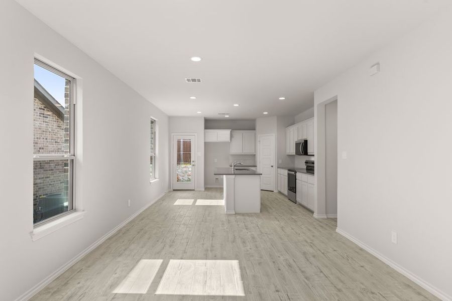 Representative exterior photo of a completed home built from the Willow by Impression Homes in ValleyBrooke, Mesquite, TX (Image 8).