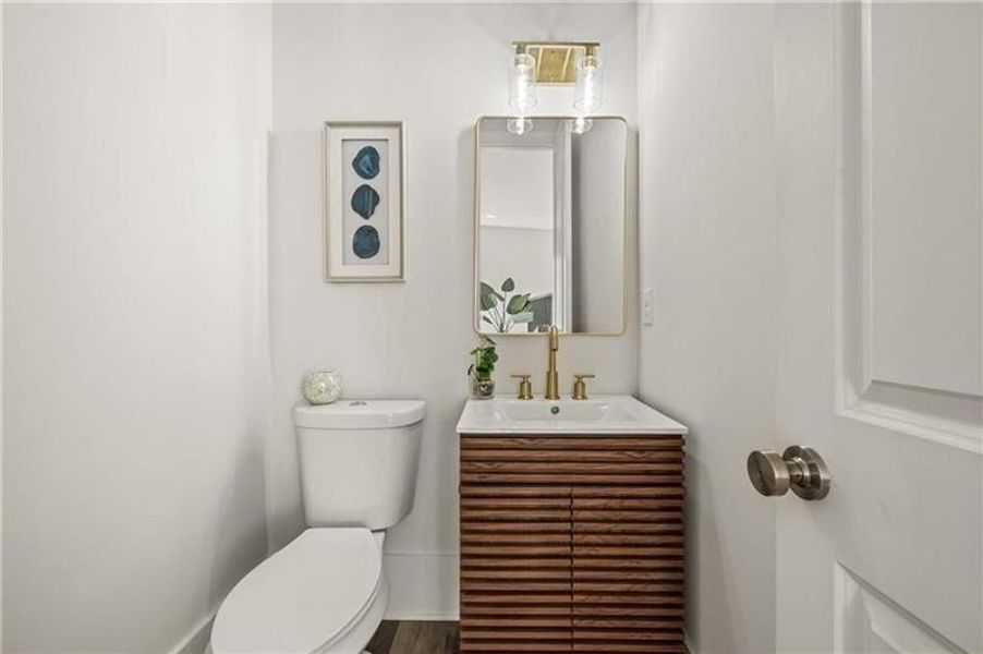 Furnished interior view inside a new home in , Hapeville (Image 11).