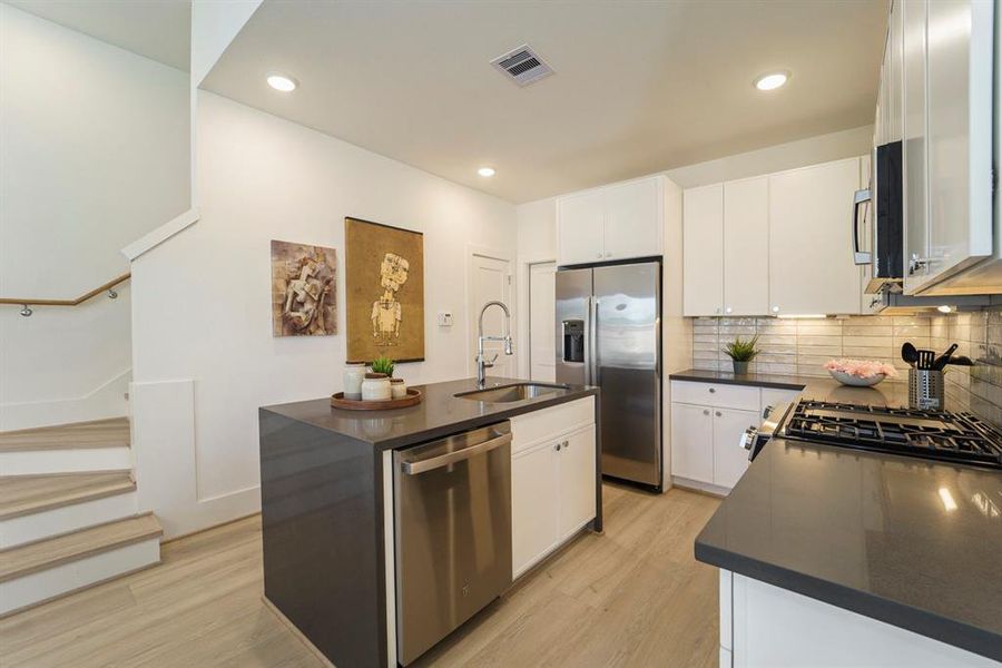Model Home, Finishes of homes may vary