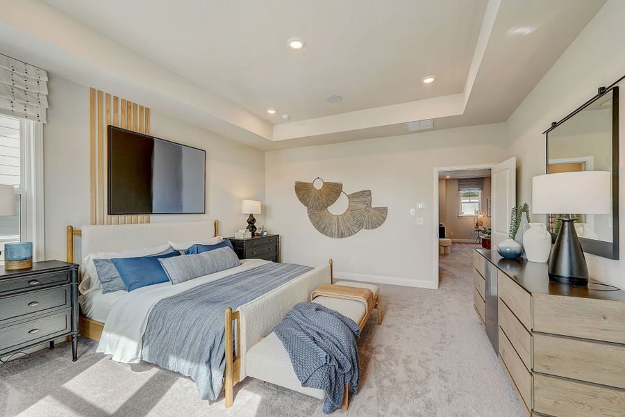 Furnished interior view inside a new home in Nichols Farm, Dacula (Image 28).
