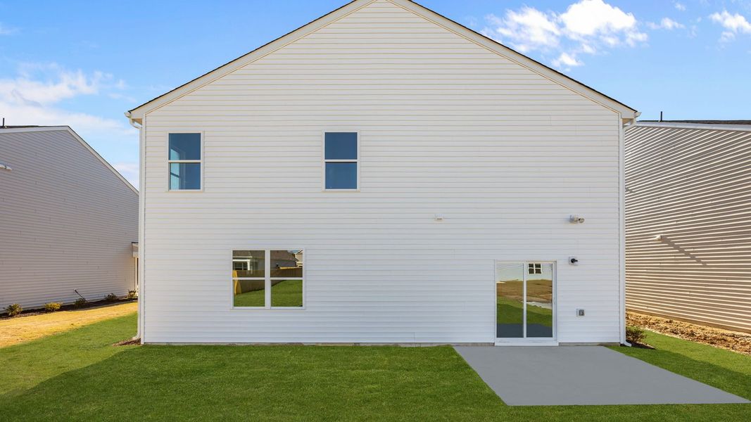 Exterior details and patio area of a home in West New Bern, New Bern (Image 25). Exterior details and patio area of a home in West New Bern, New Bern (Image 25).