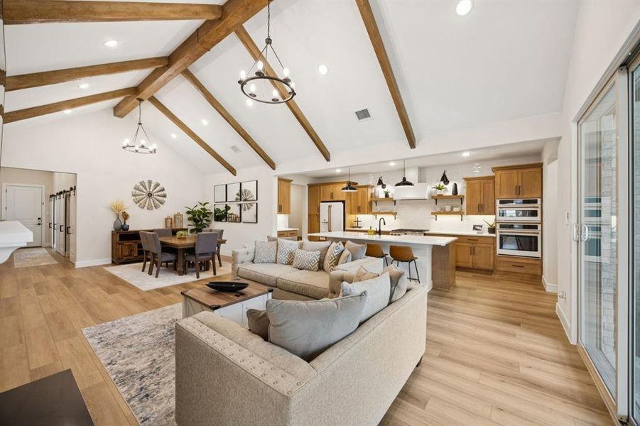 Furnished interior view inside a new home in , Fate (Image 4).