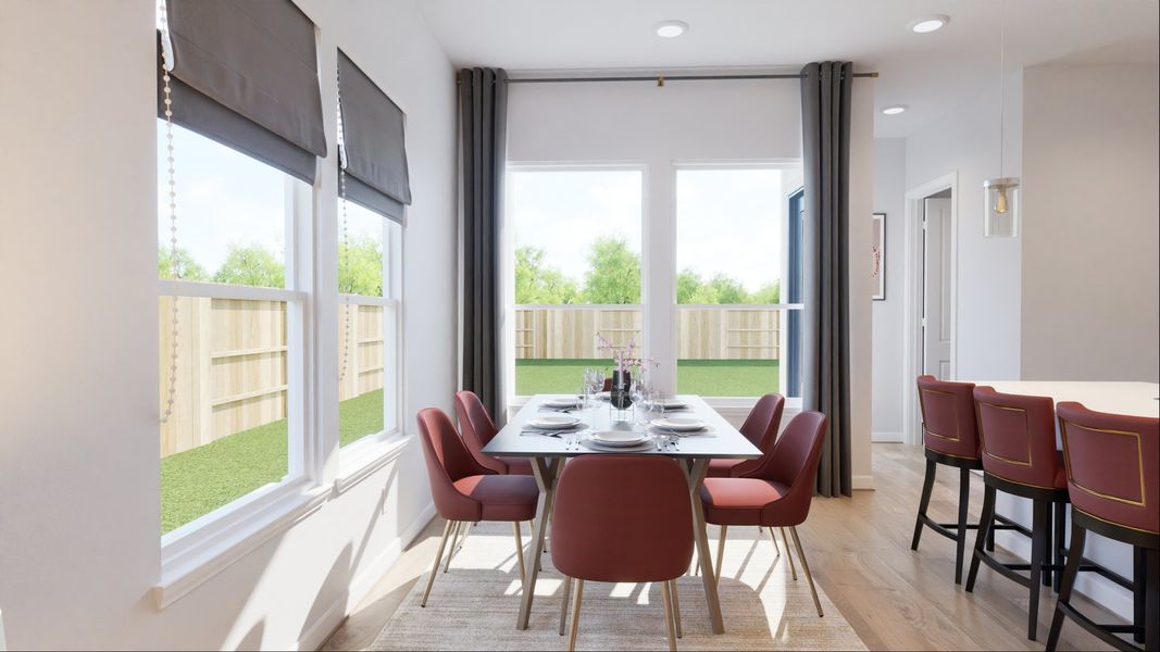 Representative furnished interior of a home built from the Juliana by New Home Co. in The Duets Collection at Novel, Austin (Image 5). Representative furnished interior of a home built from the Juliana by New Home Co. in The Duets Collection at Novel, Austin (Image 5).