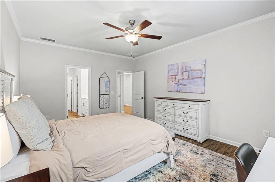Furnished interior view inside a new home in , Cartersville (Image 36).