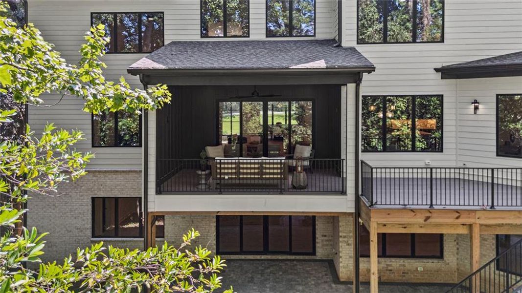 Exterior details and patio area of a home in , Atlanta (Image 36). Exterior details and patio area of a home in , Atlanta (Image 36).