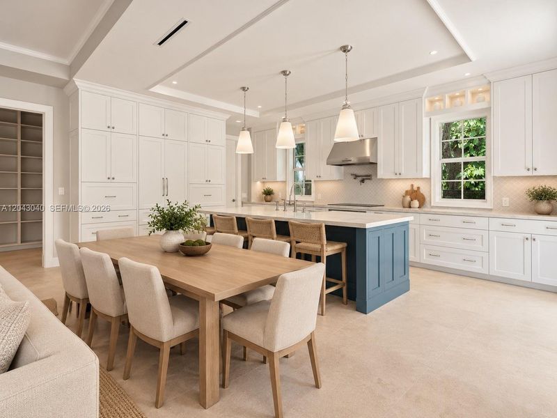 Furnished interior view inside a new home in , South Miami (Image 11).