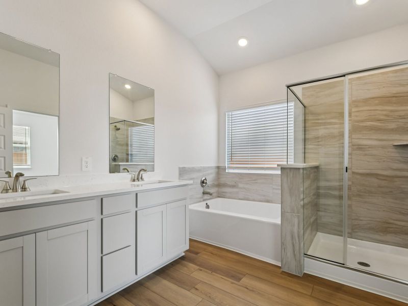 Furnished interior view inside a new home in Prairie Winds - Executive Collection, Hutto (Image 4).