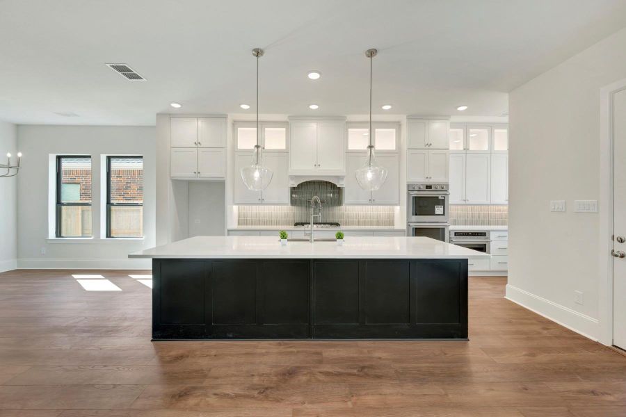 Furnished interior view inside a new home in The Meadows at Imperial Oaks, Conroe (Image 11).