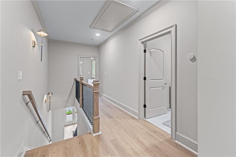 Furnished interior view inside a new home in , Atlanta (Image 5).