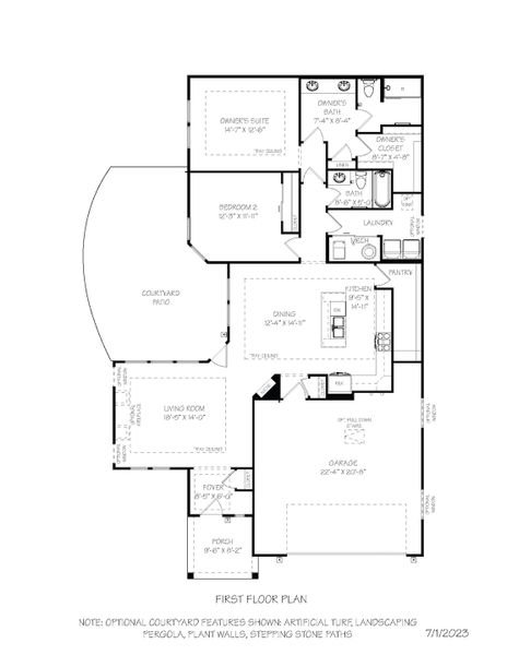 2D floor plan layout for the Palazzo by Epcon Communities in The Courtyards at Holly Springs, Canton, GA (Image 66). 2D floor plan layout for the Palazzo by Epcon Communities in The Courtyards at Holly Springs, Canton, GA (Image 66).