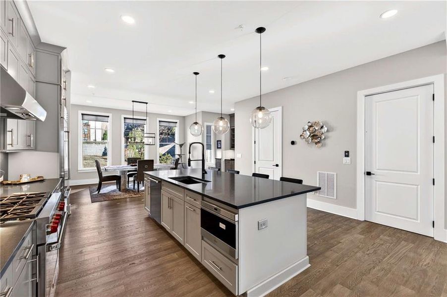 Furnished interior view inside a new home in , Atlanta (Image 51).
