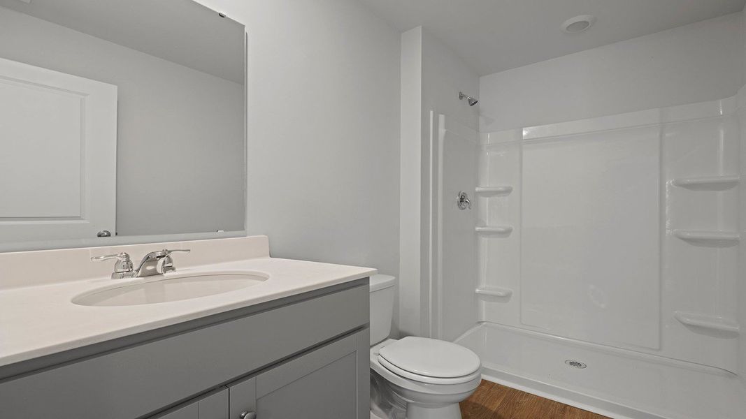 Furnished interior view inside a new home in Center Pointe, Santee (Image 14).