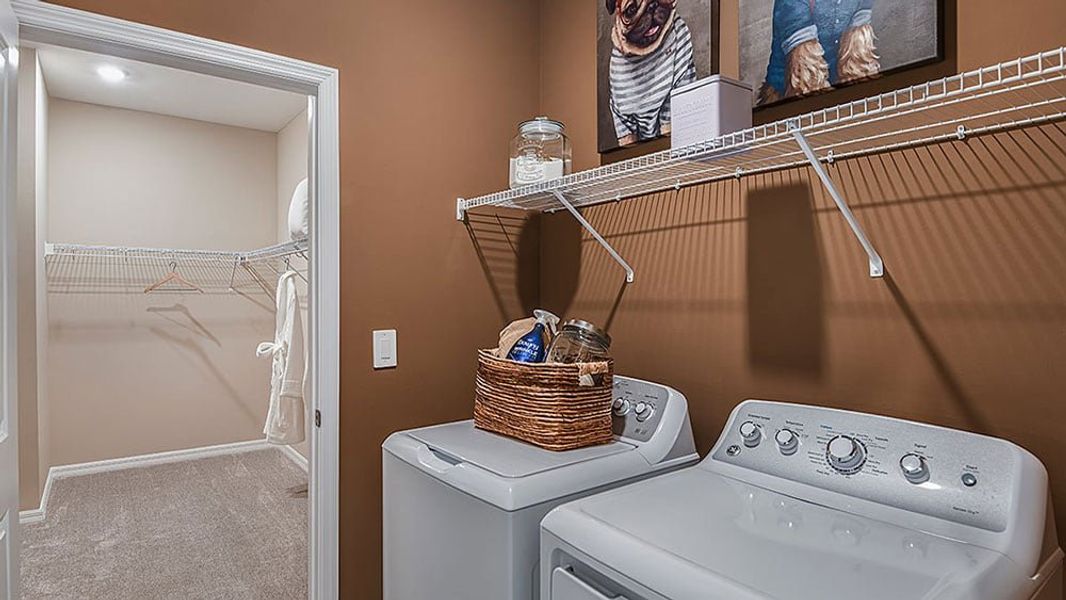 Representative furnished interior of a home built from the Grenada by Taylor Morrison in The Cove at West Port, Port Charlotte (Image 9).