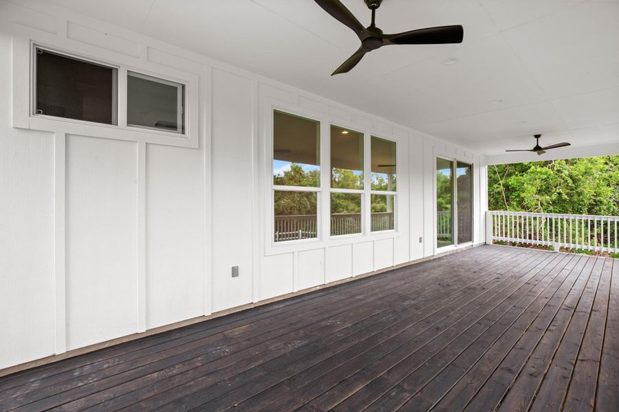 Exterior details and patio area of a home in , Bastrop (Image 4).