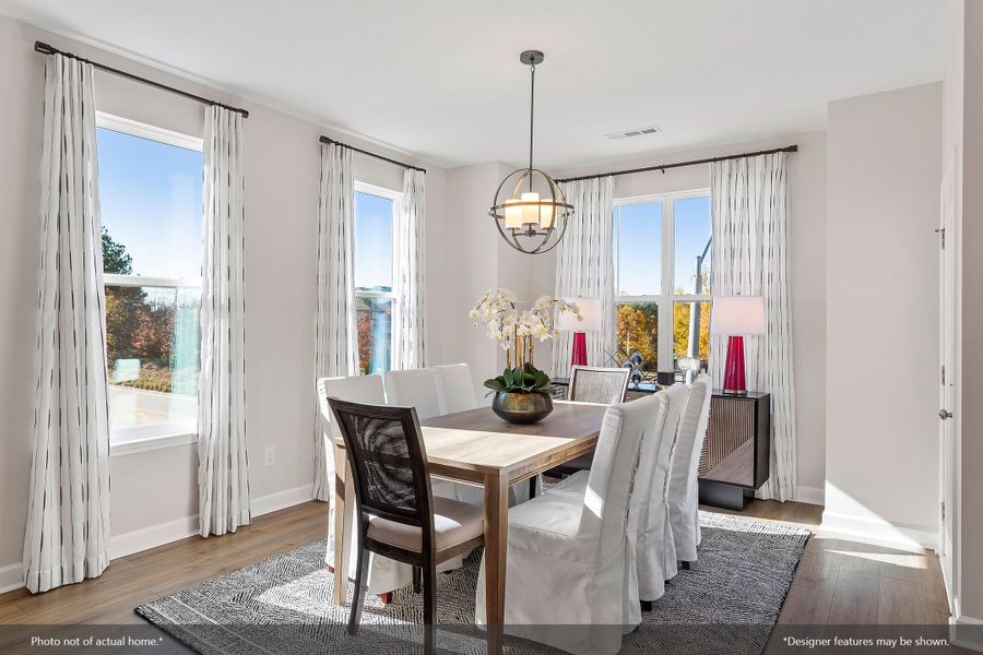 Furnished interior view inside a new home in Renaissance at White Oak, Garner (Image 10).