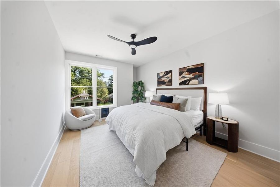 Furnished interior view inside a new home in , Atlanta (Image 26).